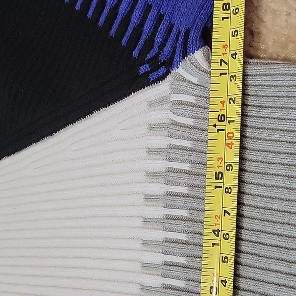 young fabulous & broke Mock Neck Balloon Sleeves Multicolour Sweater US … - Picture 6 of 13